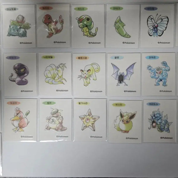 [BUNJANG] Pokemon Artwork Set (25 Types) / 포켓몬 아트웍 25종 판매 / +@뮤츠교환