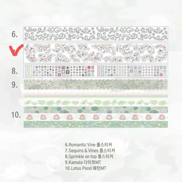 [BUNJANG] Stickers Sequins and Vine Kiss-Cut Stickers / 스티커스 - Sequins and Vine 키스컷
