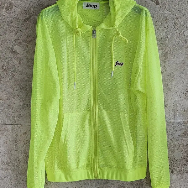 [BUNJANG] Jeep Mesh Hooded Zip-Up Jacket / Jeep  메쉬후드집업