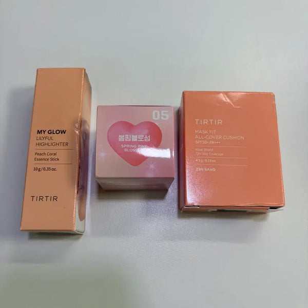 [BUNJANG] TIRTIR Colorgram Highlighter Cushion Set / 티르티르 컬러그램 하이라이터 쿠션 세트