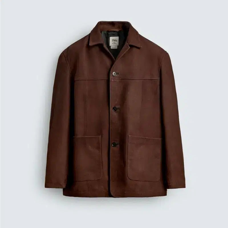 [BUNJANG] Jari Relaxed Fit Real Suede Jacket M / 자리 릴렉스핏 리얼 스웨이드 자켓 M