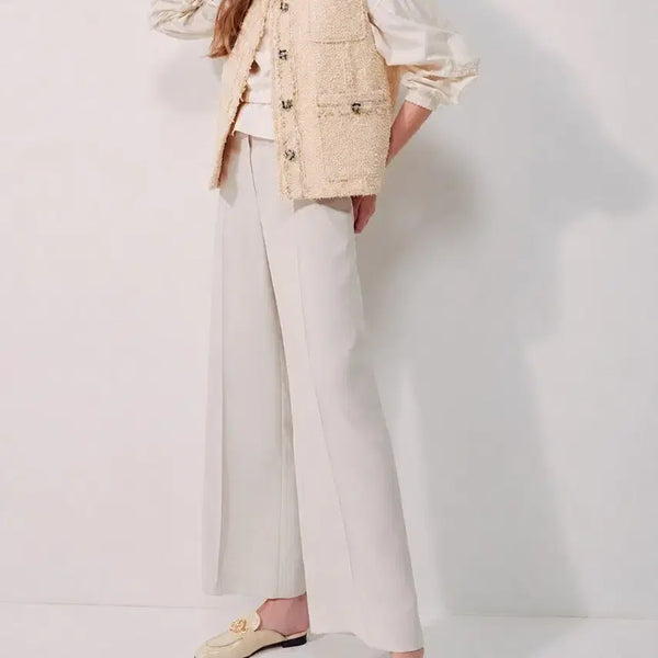 [BUNJANG] Ivory Wide Slacks / 오브제 와이드 팬츠 55