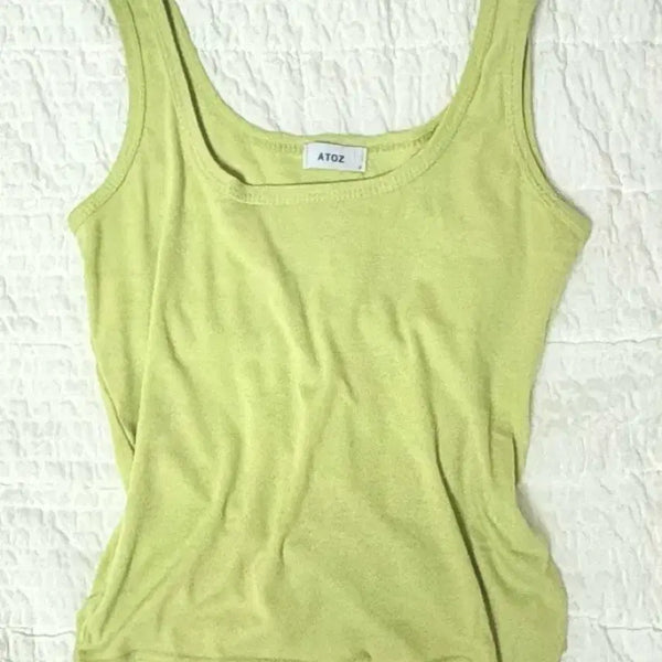 [BUNJANG] Green Sleeveless Tank Top / 연두색 민소매 나시