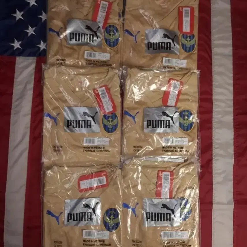 [BUNJANG] Puma Incheon United FC Gold Soccer Jersey / 택새제품 푸마 인천 유나이티드 FC 골드 축구 유니폼