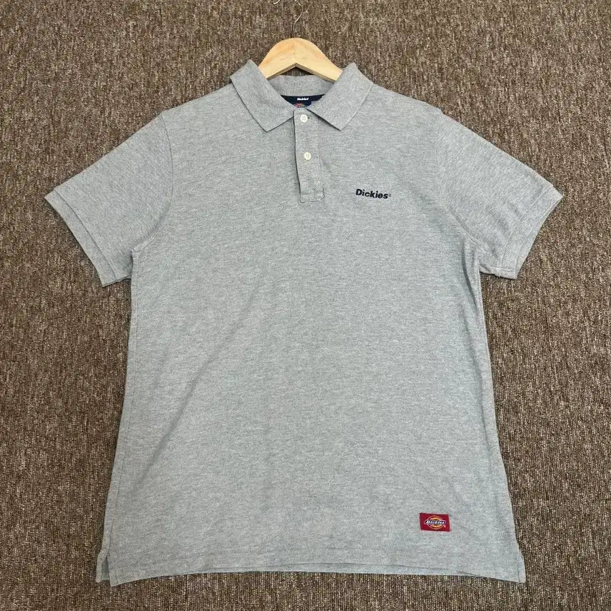 [BUNJANG] Dickies Grey Short-Sleeve Polo Shirt L / 디키즈 그레이 반팔 카라티 L