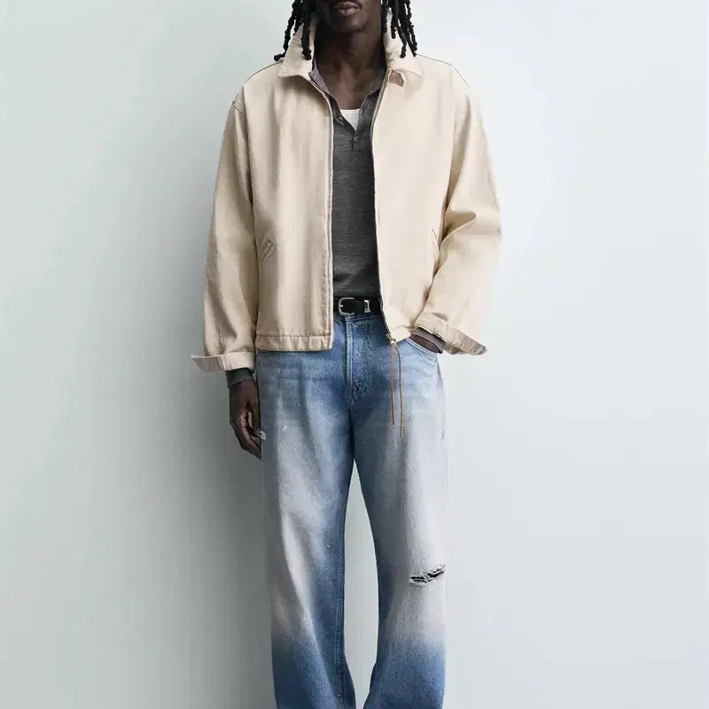 [BUNJANG] Zara Denim Zip Jumper Jacket / ZARA 자라 데님 지퍼 점퍼 자켓 (새상품)