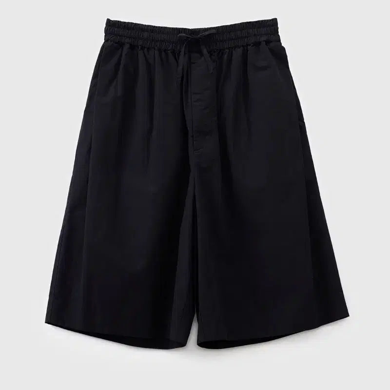 [BUNJANG] YOUS Staff Wide String Half Pants M / 유스 스태프 와이드 스트링 하프 팬츠 M