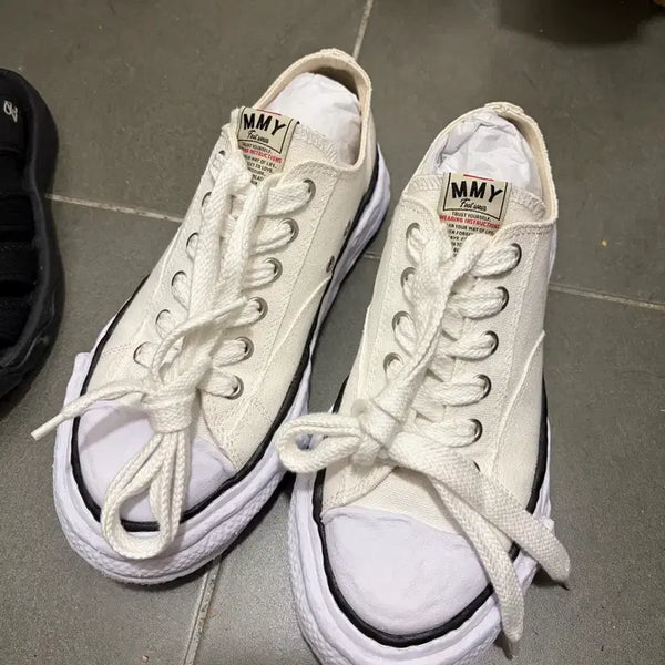 [BUNJANG] Maison MIHARA YASUHIRO Peterson Leather Sneakers / 메종 미하라 야스히로 피터슨 23 42사이즈