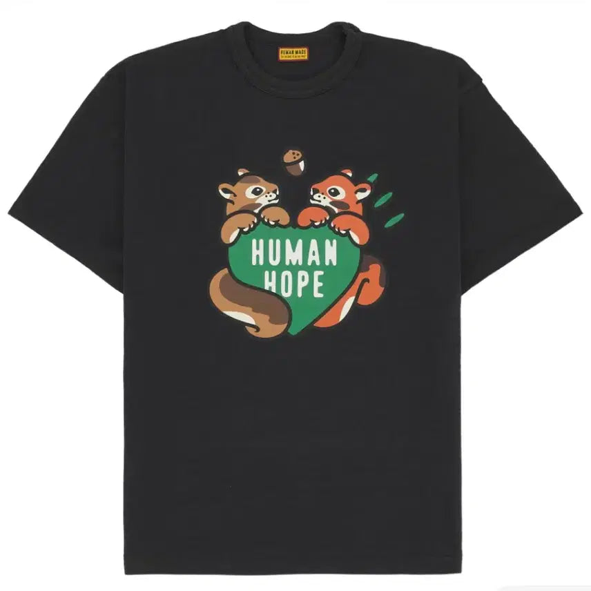 [BUNJANG] Human Made Human Hope Graphic T-Shirt Black XXL / 휴먼 메이드 휴먼 호프 그래픽 티셔츠 블랙 xxl