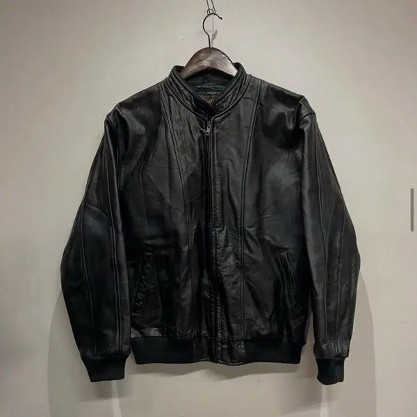 [BUNJANG] Japanese Vintage Cowhide Leather Jacket / (일본빈티지) 소가죽 가죽자켓