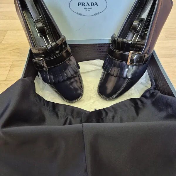 [BUNJANG] Prada Loafers Navy/Black Size 7 / 프라다 로퍼/7