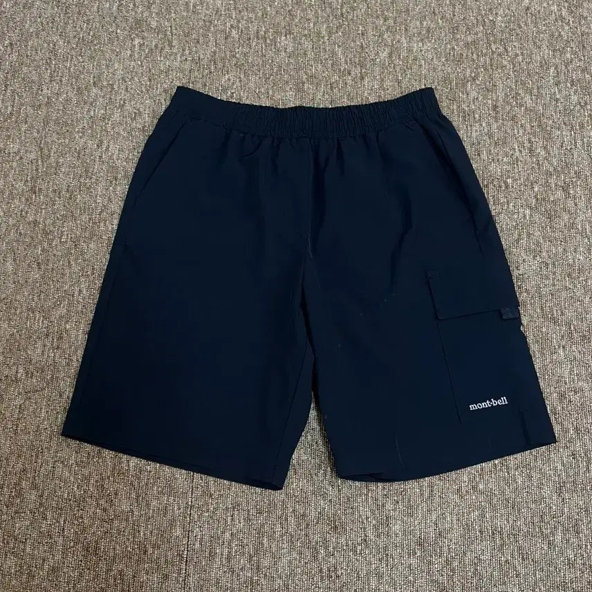 [BUNJANG] Montbell Functional Cargo Shorts - Black (M) / 몽벨 기능성 카고 반바지 M