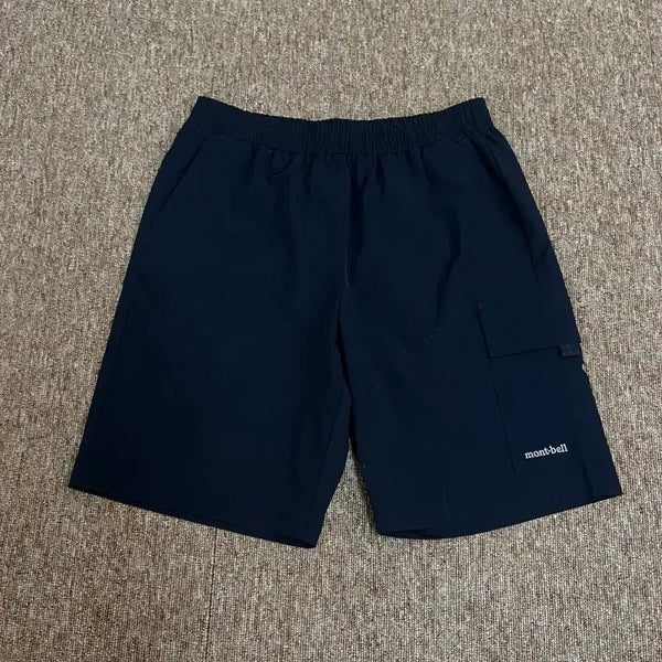 [BUNJANG] Montbell Functional Cargo Shorts - Black (M) / 몽벨 기능성 카고 반바지 M