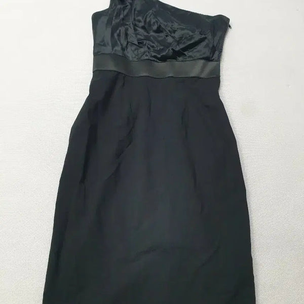 [BUNJANG] DKNY Black One-Shoulder Midi Dress Size 44 / DKNY 블랙 원숄더 원피스 44 여성80