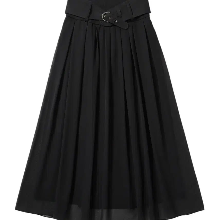 [BUNJANG] BEAU Belt Detail Skirt / 여성S/ BEAU 벨트 장식 스커트 빈티지킹