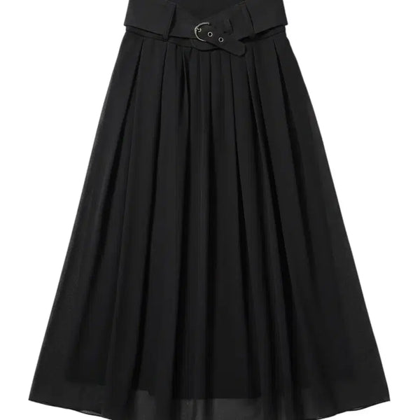 [BUNJANG] BEAU Belt Detail Skirt / 여성S/ BEAU 벨트 장식 스커트 빈티지킹