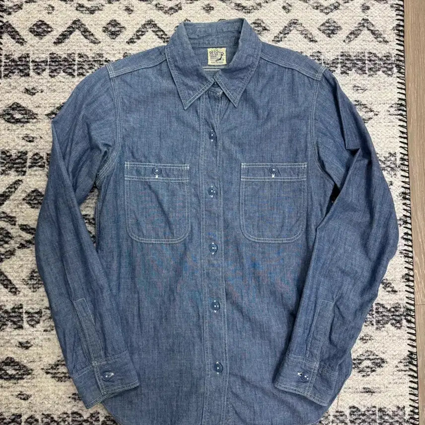 [BUNJANG] OrSlow Chambray Shirt Size 1 / 오어슬로우 샴브레이셔츠 1 사이즈 판매합니다.