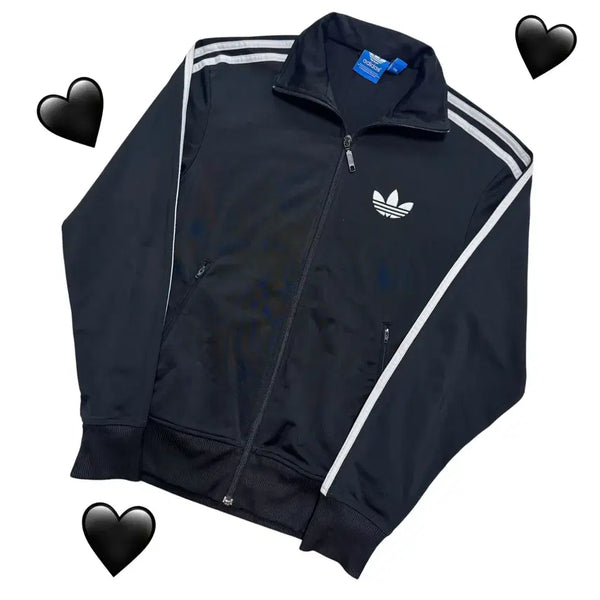 [BUNJANG] Adidas Black Firebird Track Top Jersey / 아디다스 블랙 파이어버드 트랙탑 져지 (No.88)