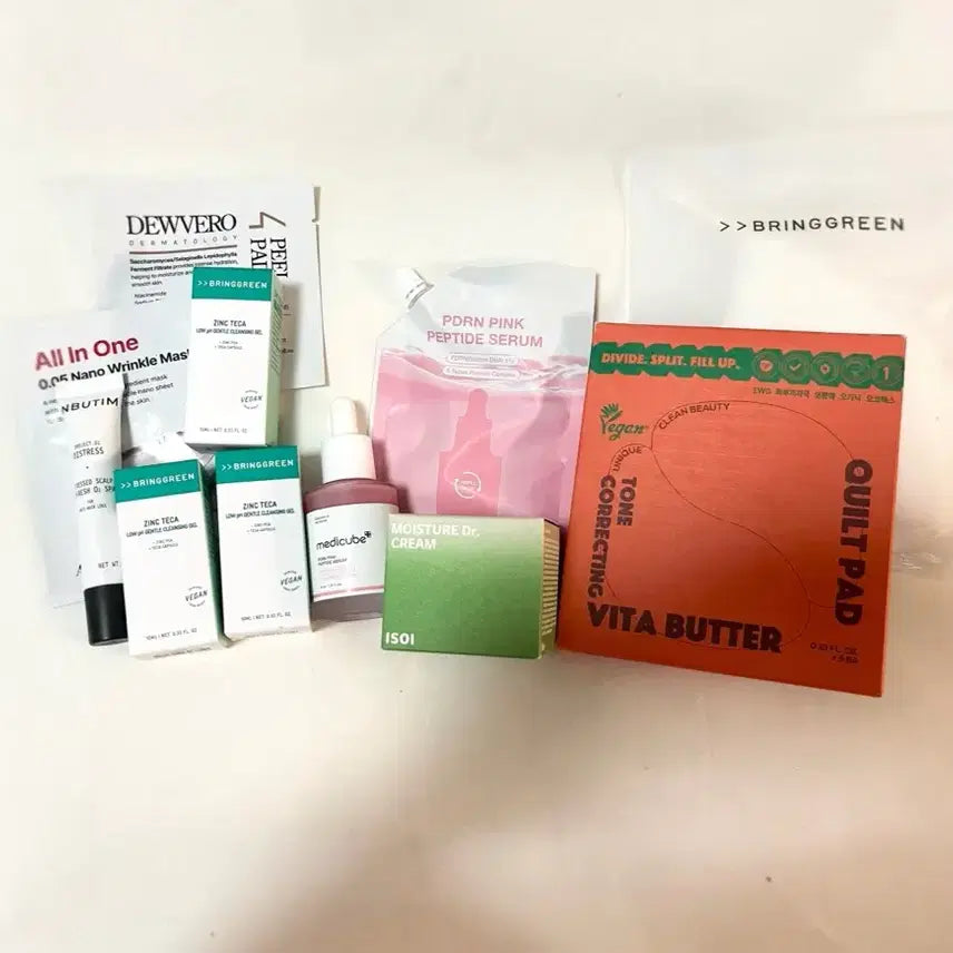 [BUNJANG] Medicube, Isoi, Bringgreen Skincare Bundle - Sealed / [미개봉]  스킨케어 기초 화장품 일괄