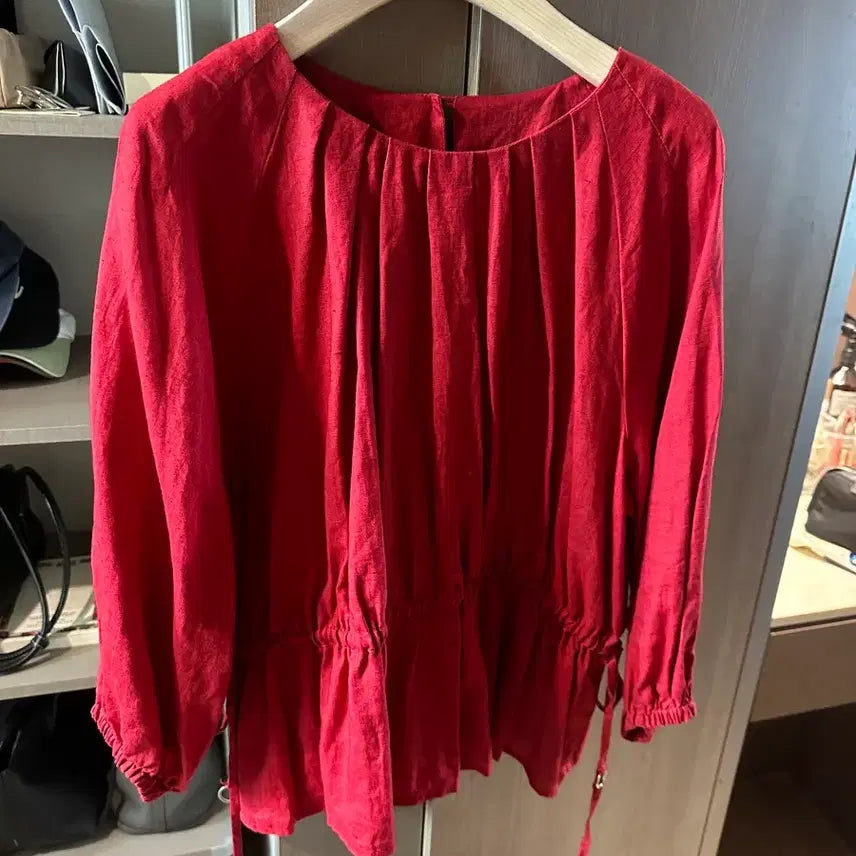 [BUNJANG] JS New York Linen Blouse / js.뉴욕 린넨 블라우스