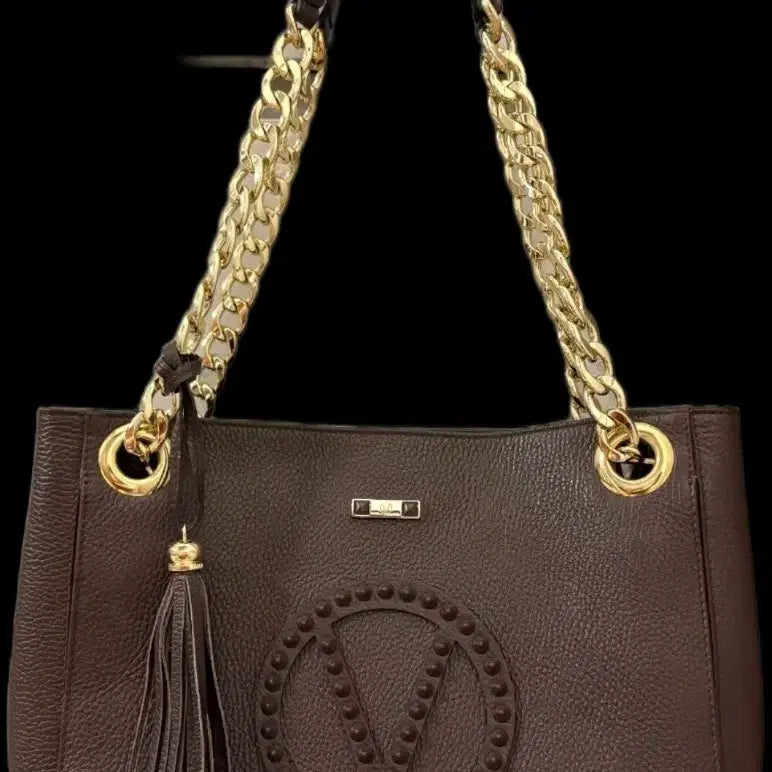 [BUNJANG] Mario Valentino Chain Shoulder Bag / 마리오발렌티노 체인 숄더 가방