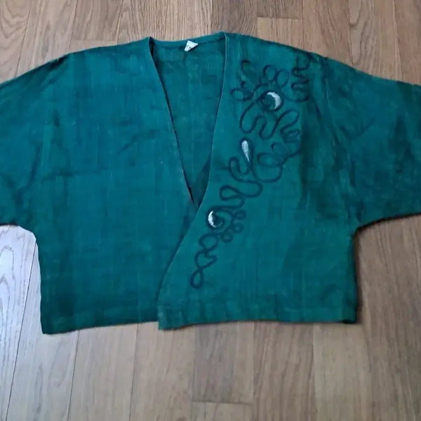 [BUNJANG] Women's Ramie Bolero Short Jacket / 여성 모시 가디건 볼레로 숏자켓