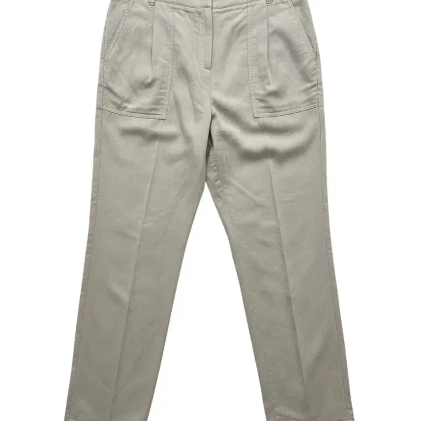 [BUNJANG] Plastic Island Linen Slacks Pants (Women's M) / 여성M/ 플라스틱아일랜드 마 린넨 슬랙스 팬츠 바지 빈티지킹