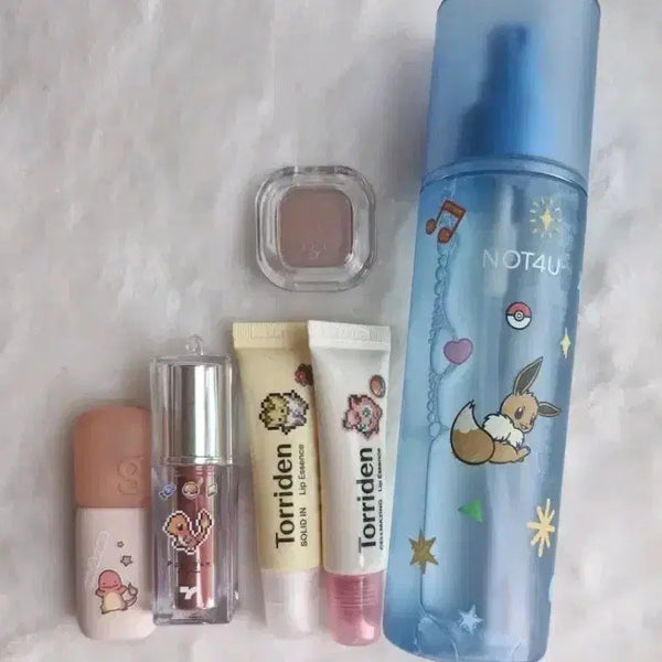 [BUNJANG] Tony Moly Pokemon Lip Gloss Lip Essence Mist Bundle Set / 화장품 포켓몬스터 립글로즈 립에센스 미스트  토니모리 일괄