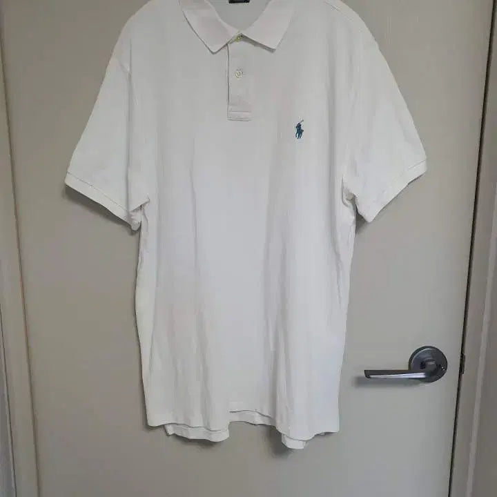 [BUNJANG] Polo Ralph Lauren PK Short Sleeve Polo Shirt White / 100~105)폴로랄프로렌 PK 반팔 카라티 화이트