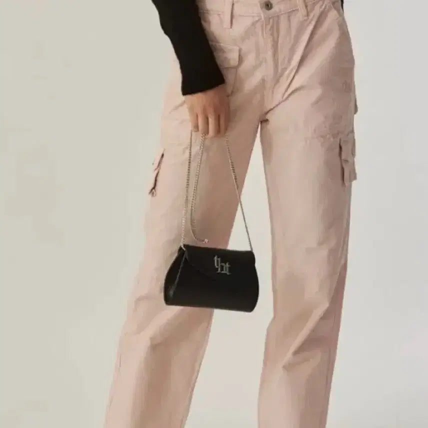 [BUNJANG] 3Times Mini Pocket Corduroy Pants (Pink, Size S) / 쓰리타임즈 미니포켓 코듀로이 팬츠-s