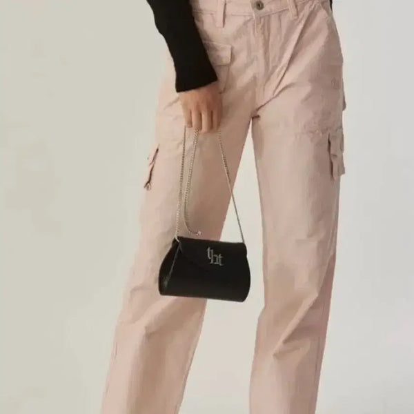 [BUNJANG] 3Times Mini Pocket Corduroy Pants (Pink, Size S) / 쓰리타임즈 미니포켓 코듀로이 팬츠-s