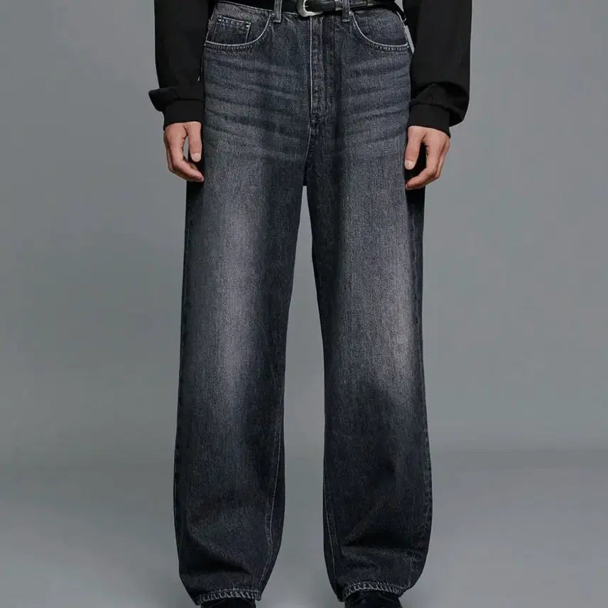 [BUNJANG] Branded 51054 Cone Black Mystic Jeans Extra Wide Straight / (32) 브랜디드 51054 CONE BLACK MYSTIC JEANS