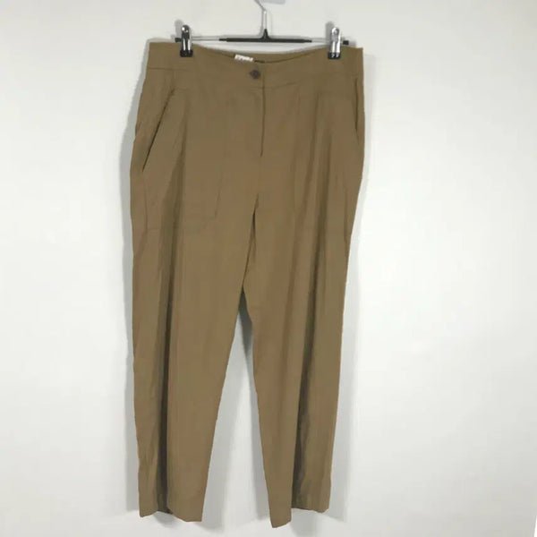 [BUNJANG] All & Sundry Women's Brown Linen Blend Summer Pants - Size 27 / 올앤선드리 여성여름브라운팬츠27호호상점