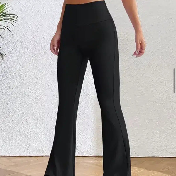 [BUNJANG] Women's High-Waisted Bootcut Training Pants - Size S / 여성용 하이웨스트 부츠컷 트레이닝복 팬츠 S
