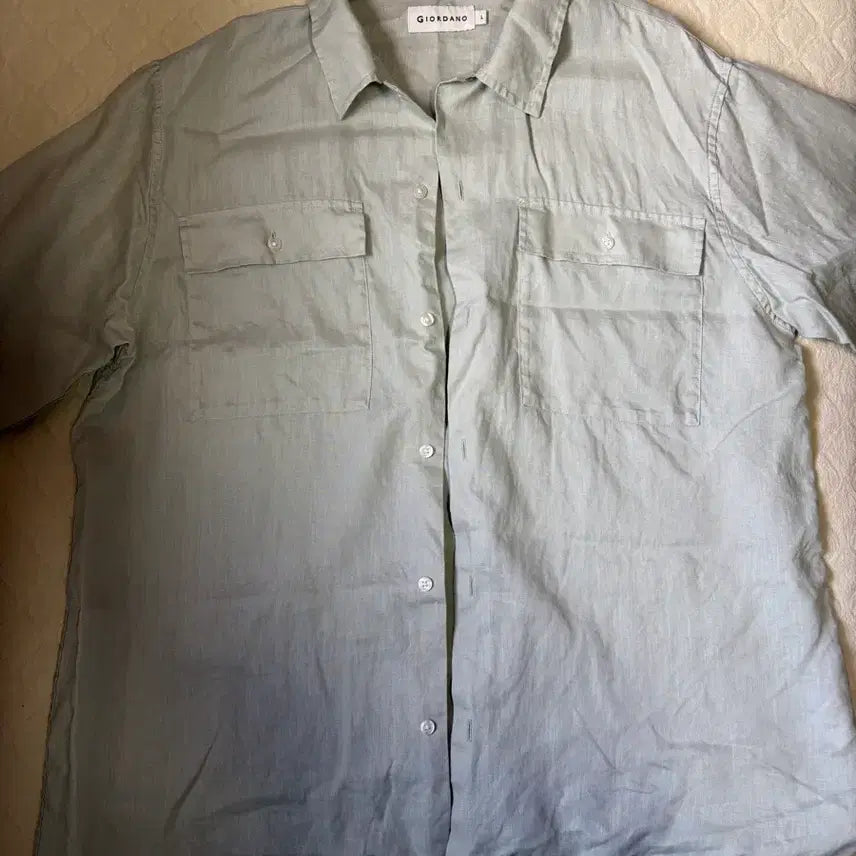 [BUNJANG] Giordano Short Sleeve Shirt / [L]지오다노 반팔 셔츠