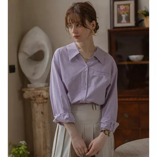 [BUNJANG] Lenina Daily Cotton Shirt U334 / Lenina 르니나 데일리 코튼셔츠 U334