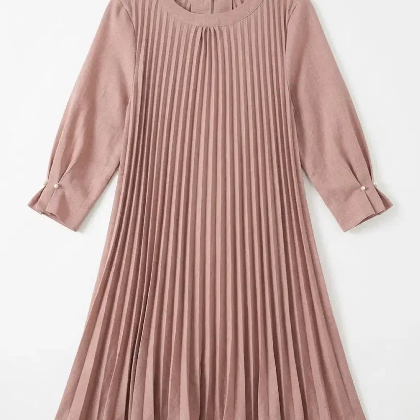 [BUNJANG] GDAN Women's Full Pleated Suit Dress - Vintage King / 여성F/ GDAN 전체 플리츠 정장 원피스 빈티지킹