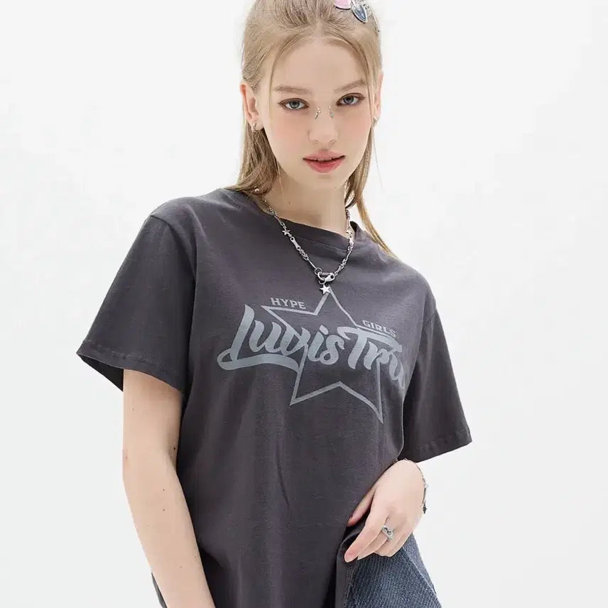 [BUNJANG] Love Is True DN Star Logo T-Shirt / 러브이즈트루 DN STAR LOGO 티셔츠
