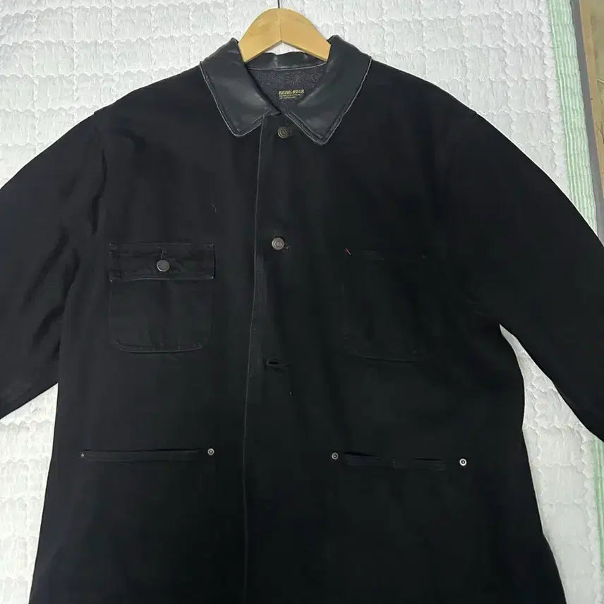 [BUNJANG] Beh-behavior 25FW Leather Collar Coverall Jacket Size 3 / [3] 25FW 비헤비어 레더 카라 커버올
