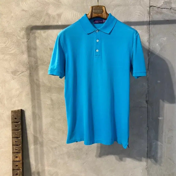 [BUNJANG] Ralph Lauren Purple Label Men's PK T-Shirt Size 100 / 랄프로렌 퍼플라벨 PK 반팔티셔츠 남성100