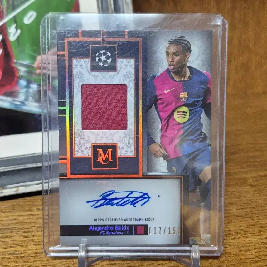 [BUNJANG] Tops Museum Alejandro Balde Autograph Jersey Card (007/150) / 탑스 뮤지엄 발데 오토
