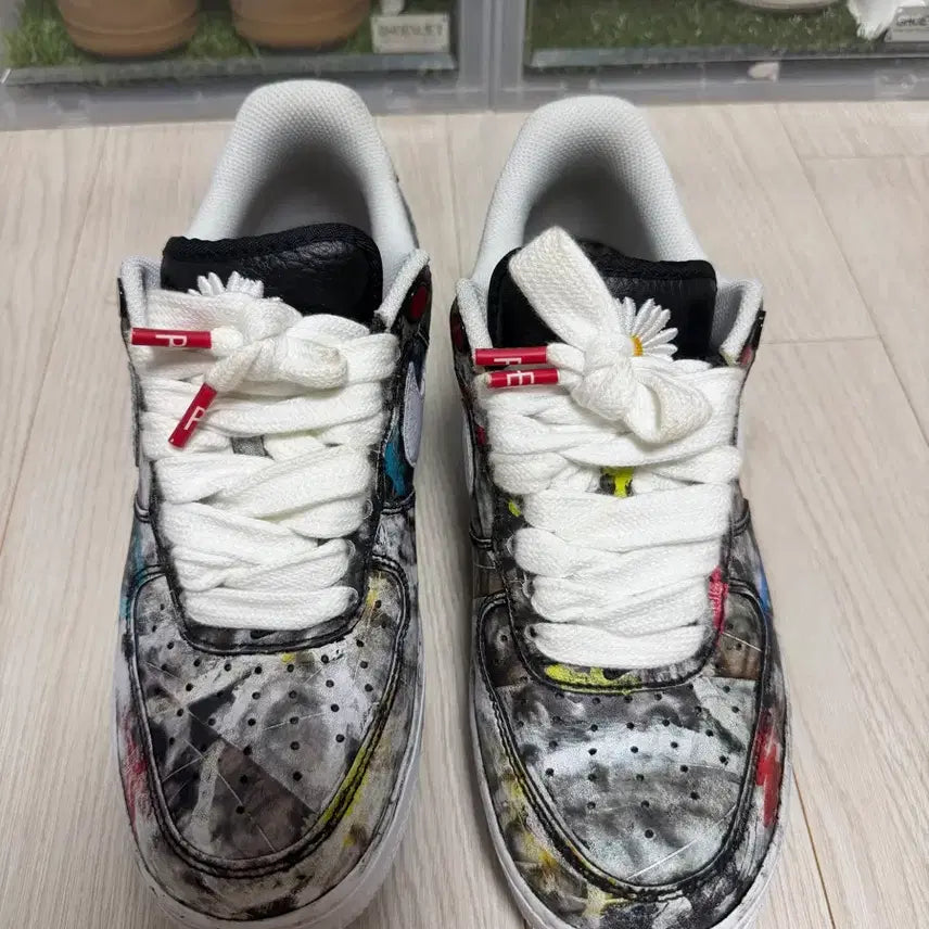 [BUNJANG] Nike x PEACEMINUSONE Air Force 1 Low Para-noise Sneakers / [260] 나이키 피마원 포스 1 로우 파라노이즈