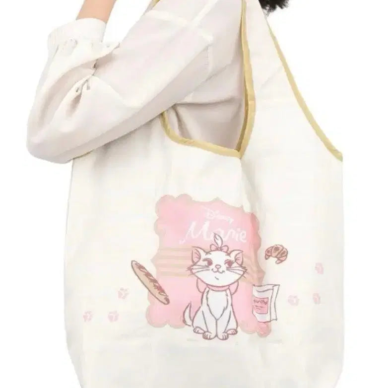 [BUNJANG] Disney Marie Insulated Eco Bag White / [미사용 새상품] (일본 직구매) 디즈니 마리 보냉 에코백
