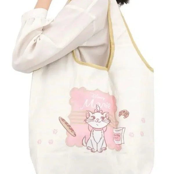 [BUNJANG] Disney Marie Insulated Eco Bag White / [미사용 새상품] (일본 직구매) 디즈니 마리 보냉 에코백