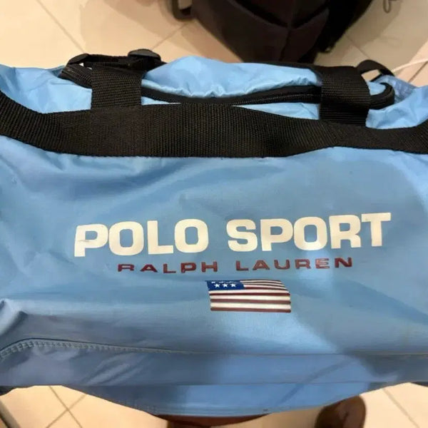 [BUNJANG] Polo Ralph Lauren Polo Sport Duffle Bag Light Blue / 폴로 랄프로렌  폴로스포츠 더플백 라이트 블루