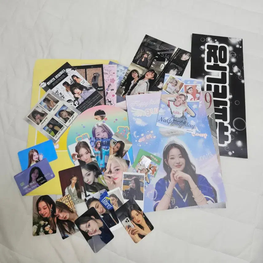 [BUNJANG] fromis_9 Na-kyung & Chae-young Birthday Cafe Goods Bundle Set / 프로미스나인 이나경 이채영 생일카페 굿즈