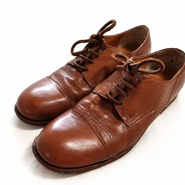 [BUNJANG] Junya Watanabe x Comme des Garçons Leather Derby Shoes Brown / 준야와타나베 for 꼼데가르송 레더 더비슈즈