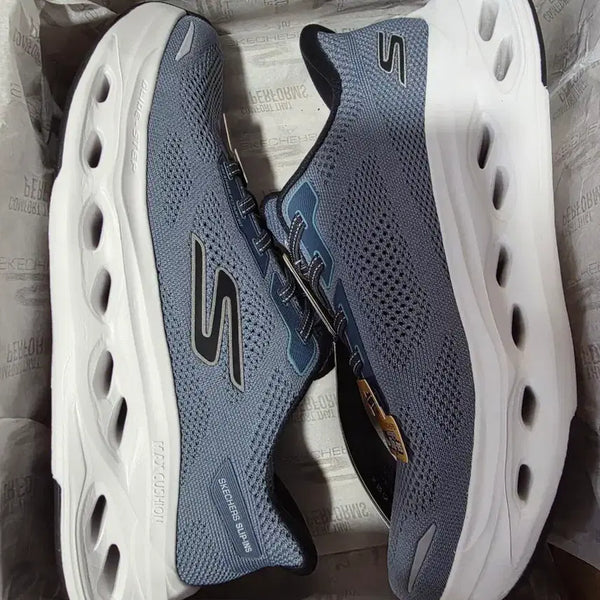 [BUNJANG] Skechers Men's Max Cushioning Glide-Step Slip-Ins / 스케쳐스 남성맥스 쿠셔닝 글라이드 스탭 슬립인스 신상새상품
