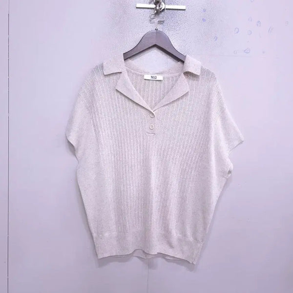 [BUNJANG] Women's Linen Summer Knit Top / M12) 거의새거 25ss 여성 린넨 여름 니트 -77