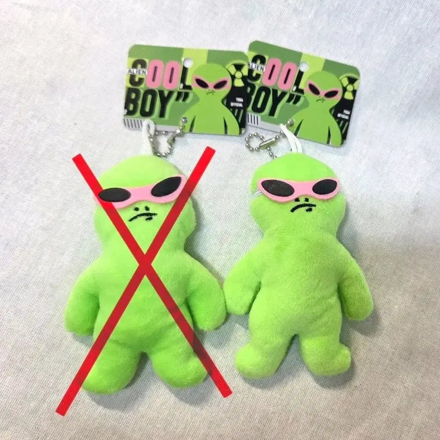 [BUNJANG] Green Alien Keychain / (새상품) 초록 우주 외계인 키링